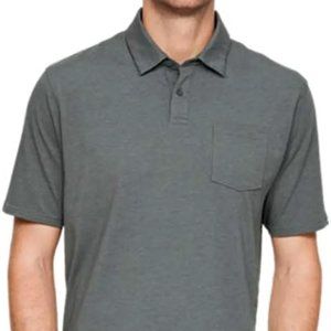 Under Armour Mens  Cotton heatgear Polo Shirt Grey 2XL